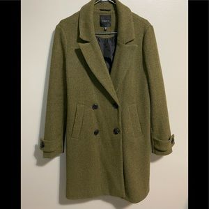 Dynamite| long olive coat